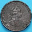 Монета Великобритания 1/2 пенни 1799 год. 