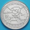 Монета Великобритании 5 фунтов 2009 год. Олимпиада. Плавание.