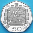 Монета Великобритания 50 пенсов 1992 год. Председательство Великобритании в ЕС. Proof