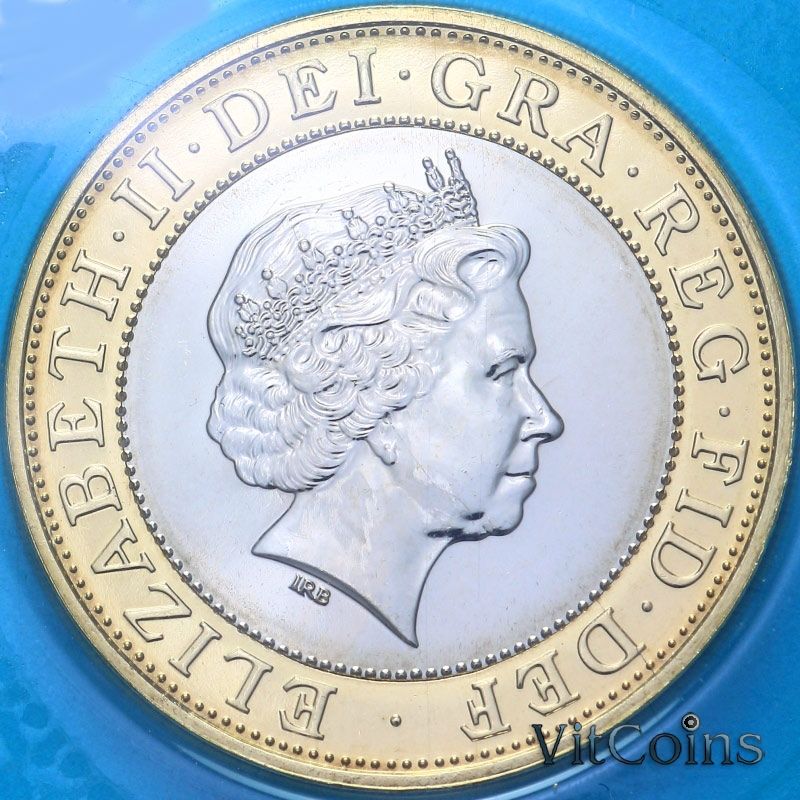 Монета Великобритания 2 фунта 2006 год. Кингдом Брюнель. BU