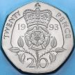Монета Великобритания 20 пенсов 1993 год. BU
