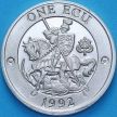 Монета Великобритания 1 экю 1992 год.Англия