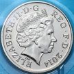 Монета Великобритания 10 пенсов 2014 год. BU