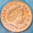Монета Великобритания 1 пенни 2014 год. BU