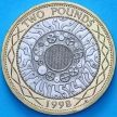 Монета Великобритания 2 фунта 1998 год. BU