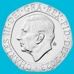 Монета Великобритания 20 пенсов 2023 год. Новый дизайн. BU