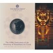 Монета Великобритания 5 фунтов 2022 год. 100 лет открытию гробницы Тутанхамона. Буклет