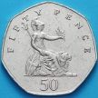 Монета Великобритания 50  пенсов 1982 год.