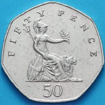Великобритания 50  пенсов 1983 год.