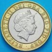 Монета Великобритания 2 фунта 2008 год. 