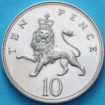 Великобритания 10 пенсов 1983 год. BU