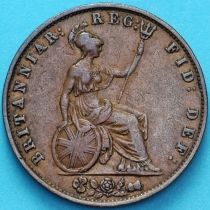 Великобритания 1/2 пенни 1855 год. 