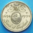 Монета Великобритании 2 фунта 1994 год. 300 лет Банку Англии.