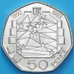 Монета Великобритания 50 пенсов 1992 год. Председательство Великобритании в ЕС. BU