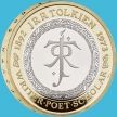 Монета Великобритания 2 фунта 2023 год. Д.Р.Р. Толкин. Буклет