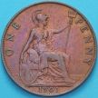 Монета Великобритания 1 пенни 1901 год. 