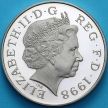 Монета Великобритания 5 фунтов 1998 год. 50 лет принцу Чарльзу. Пруф