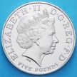 Монета Великобритании 5 фунтов 2002 год. Королева Мать