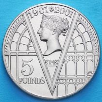 Великобритания 5 фунтов 2001 год. 100 лет со дня смерти Королевы Виктории.