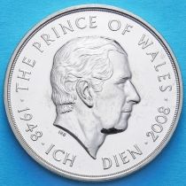 Великобритания 5 фунтов 2008 год. 60 лет со дня рождения Принца Чарльза.