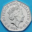 Монета Великобритания 50 пенсов 2020 год. Брексит.