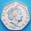 Монета Великобритания 50 пенсов 2016 год. Утка Джемайма Паддл. Буклет