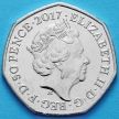 Монета Великобритании 50 пенсов 2017 год. Кролик Питер.