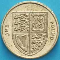 Великобритания 1 фунт 2011-2014 год. 