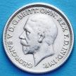Монета Великобритания 6 пенсов 1929 год. Серебро