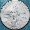 Монета Великобритания 5 фунтов 2005 год. Адмирал Нельсон. BU. Буклет