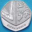 Монета Великобритания 50 пенсов 2017 год. BU