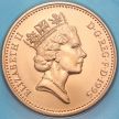 Монета Великобритания 1 пенни 1995 год. BU