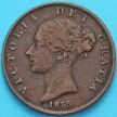 Монета Великобритания 1/2 пенни 1855 год. 