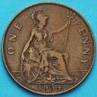 Монета Великобритании 1 пенни 1934 год. 