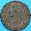 Монета Великобритания 1 пенни 1860 год.
