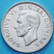 Монета Великобритании 1 шиллинг 1942 год. Английский герб. Серебро.