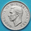 Монета Великобритании 1 шиллинг 1944 год. Английский герб. Серебро.