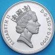Монета Великобритания 10 пенсов 1990 год. Proof