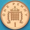 Монета Великобритания 1 пенни 2004 год. Proof