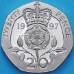 Монета Великобритания 20 пенсов 1997 год. Proof