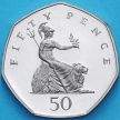 Монета Великобритания 50 пенсов 1990 год. Proof
