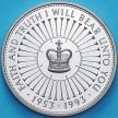 Монета Великобритания 5 фунтов 1993 год. 40 лет правления Елизаветы II. Proof