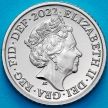 Монета Великобритания 5 пенсов 2022 год. BU