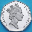 Монета Великобритания 50 пенсов 1990 год. Proof