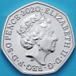 Монета Великобритания 50 пенсов 2020 год. BU