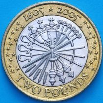 Великобритания 2 фунта 2005 год. 400 лет Пороховому заговору