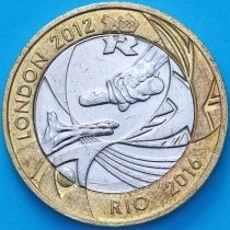 Великобритания 2 фунта 2012 год. Передача Олимпиады в Рио