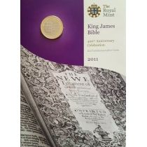 Великобритания 2 фунта 2011 год. Библия Короля Якова. Буклет