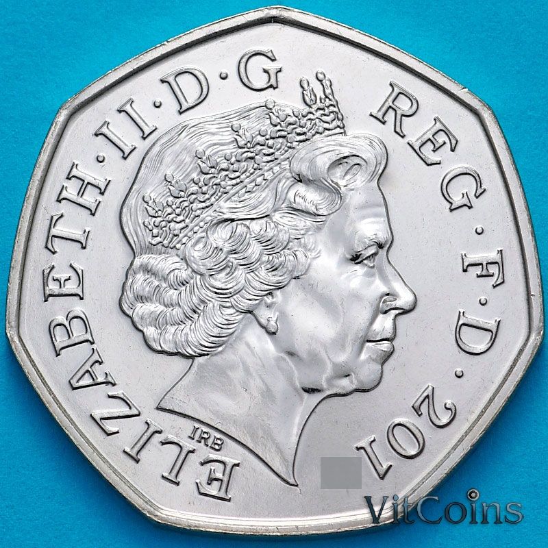 Монета Великобритания 50 пенсов 2012 год. BU Монета Великобритания 50 пенсов 2012 год. BU