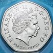 Монета Великобритания 50 пенсов 2011 год. WWF. BU